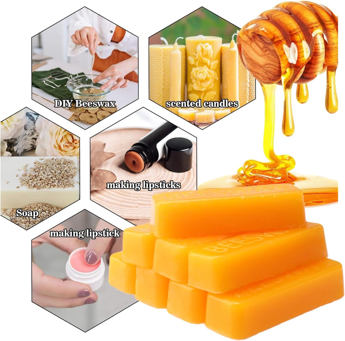 Barra di Cera d'Api, Blocco di - Soap Making Diy recensione e prezzo