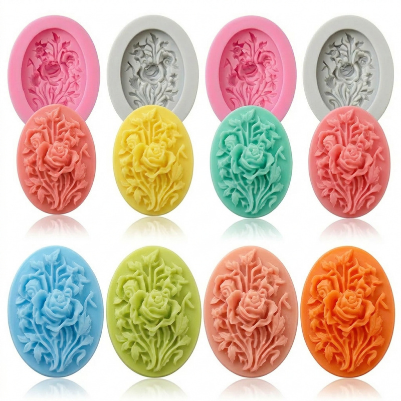 4 stampi in silicone a forma d - Soap Making Tools recensione e prezzo